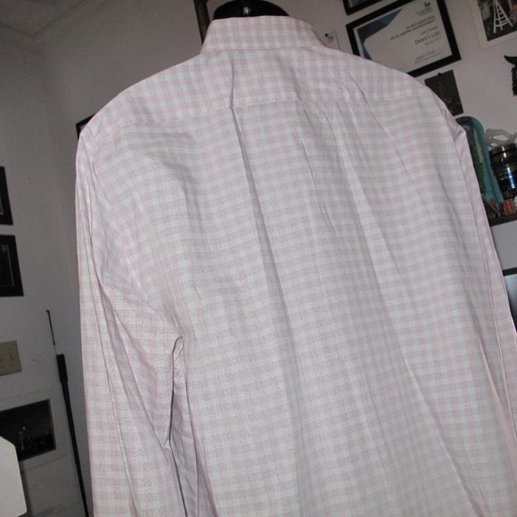 Sized 18.5 - 34/35 - 2XL MensMichael Kors Regular Fit AirSoft Cotton Dress Shirt - Picture 10 of 12